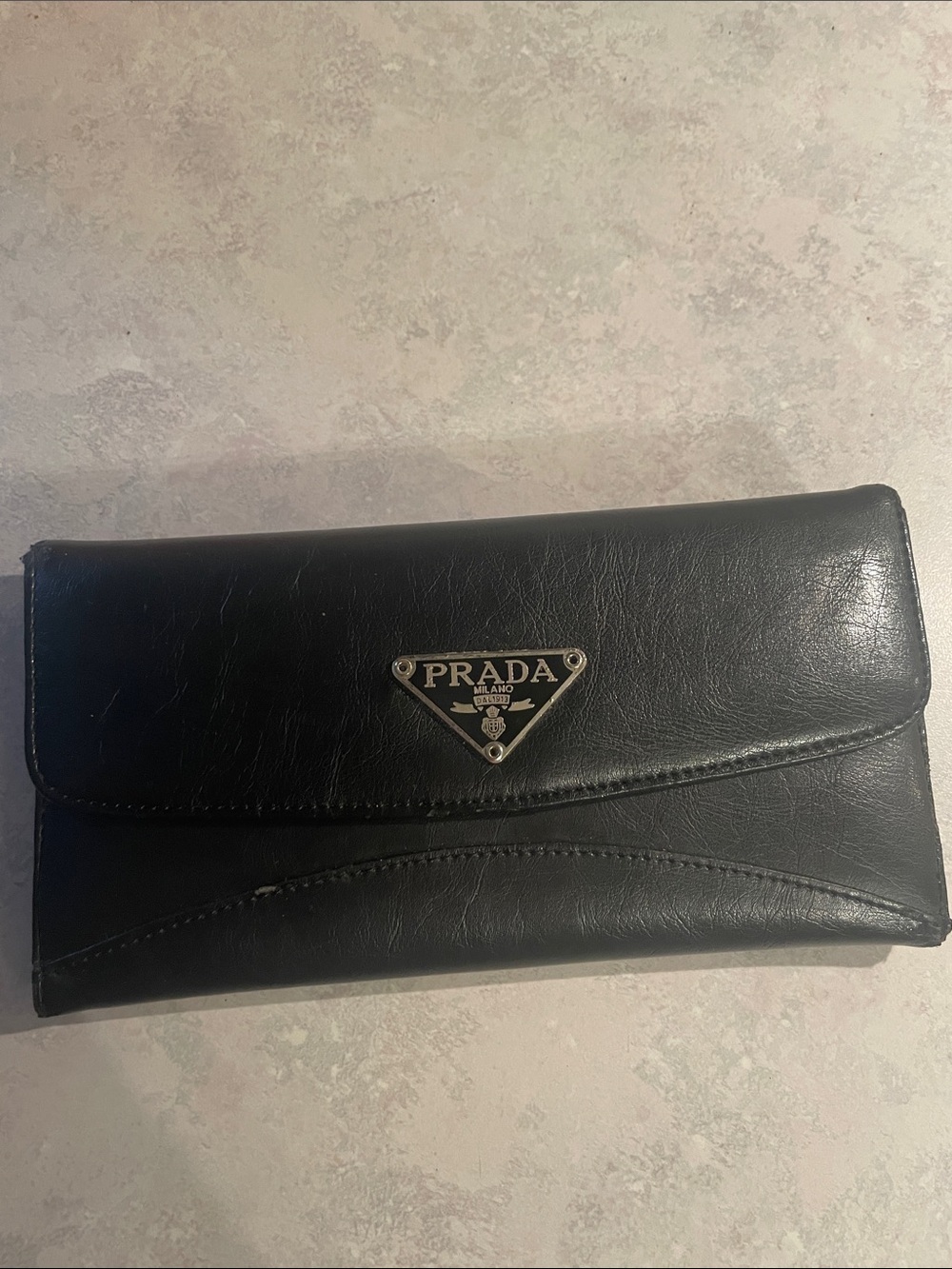 Inspired Black Tri Fold Wallet